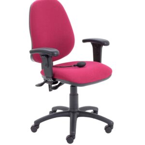 Calypso Ergo 2 Lever Office Chair With Lumbar Pump and Adjustable Arms