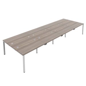 CB Bench with Cable Ports: 8 Person