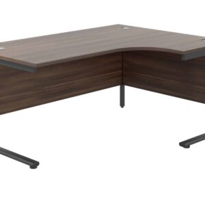 Twin Upright Right Hand Radial Desk