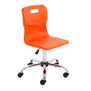 Titan Swivel Senior Chair with Chrome Base and Castors