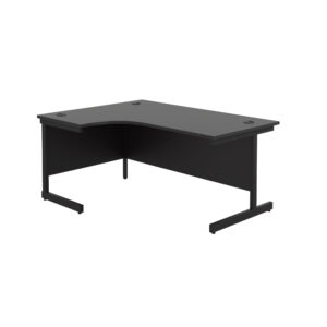 Single Upright Left Hand Radial Desk