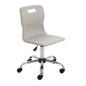Titan Swivel Senior Chair with Chrome Base and Castors