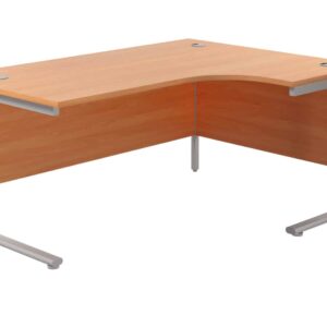 Twin Upright Right Hand Radial Desk