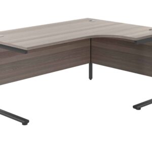 Twin Upright Right Hand Radial Desk