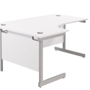 Single Upright Left Hand Radial Desk