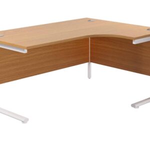 Twin Upright Right Hand Radial Desk