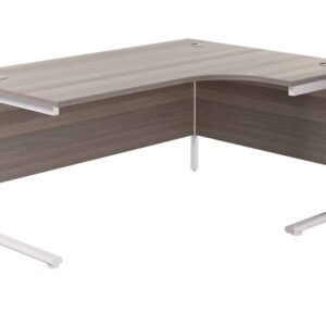 Twin Upright Right Hand Radial Desk