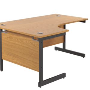 Single Upright Left Hand Radial Desk