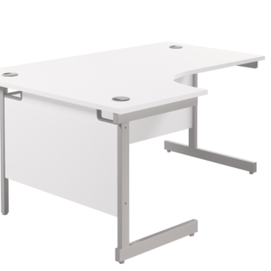 Single Upright Left Hand Radial Desk