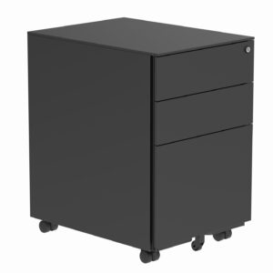 Steel Mobile Under Desk Office Storage Unit