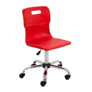 Titan Swivel Senior Chair with Chrome Base and Castors