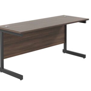 Single Upright Rectangular Desk: 600mm Deep