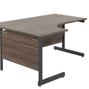 Single Upright Left Hand Radial Desk