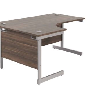 Single Upright Left Hand Radial Desk