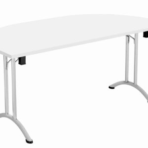 One Union D-End Folding Table