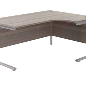 Twin Upright Right Hand Radial Desk