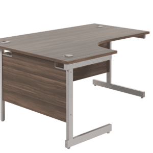 Single Upright Left Hand Radial Desk