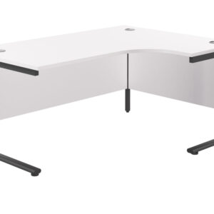 Twin Upright Right Hand Radial Desk
