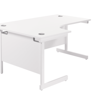 Single Upright Left Hand Radial Desk