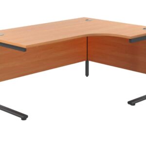 Twin Upright Right Hand Radial Desk