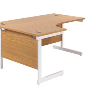 Single Upright Left Hand Radial Desk