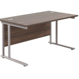 Twin Upright Rectangular Desk: 800mm Deep
