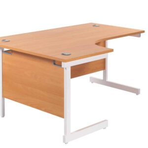 Single Upright Left Hand Radial Desk