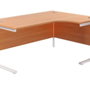 Twin Upright Right Hand Radial Desk