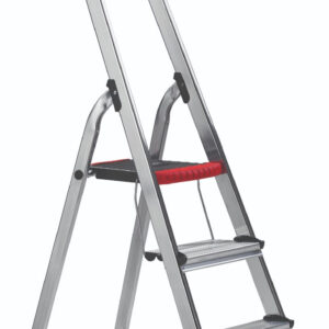 Double Decker Aluminium Stepladder With Tool Tray