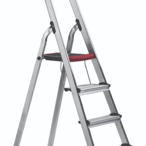 Double Decker Aluminium Stepladder With Tool Tray - Image 2