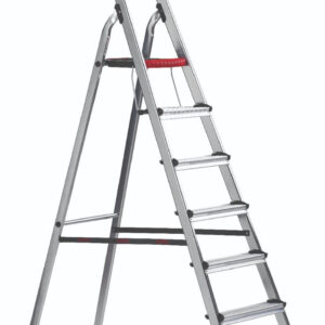 Double Decker Aluminium Stepladder With Tool Tray - Image 4