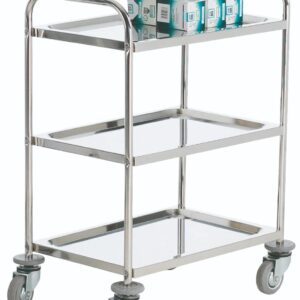 Stainless Steel Shelf Trolleys - Image 2