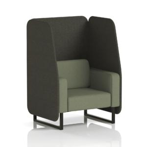 Brixworth Open Booth With Black Legs in Two Tone - Image 17
