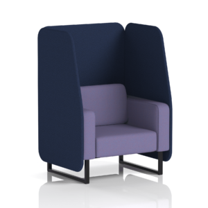 Brixworth Open Booth With Black Legs in Two Tone - Image 21