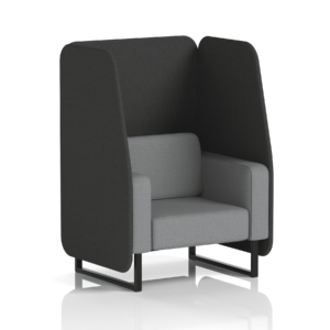 Brixworth Open Booth With Black Legs in Two Tone - Image 22