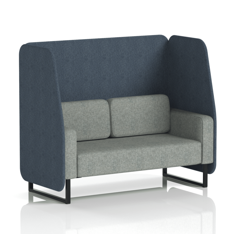 Brixworth Open Booth With Black Legs in Two Tone - Image 34