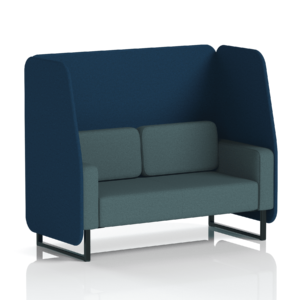 Brixworth Open Booth With Black Legs in Two Tone - Image 39
