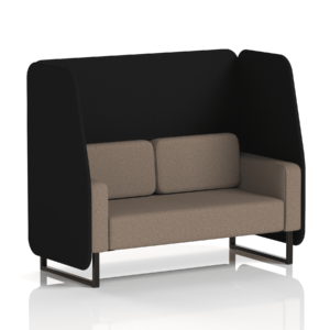Brixworth Open Booth With Black Legs in Two Tone - Image 40