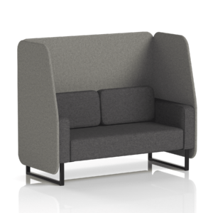 Brixworth Open Booth With Black Legs in Two Tone - Image 41