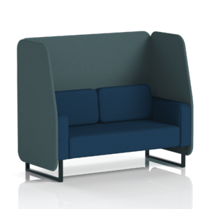 Brixworth Open Booth With Black Legs in Two Tone - Image 42
