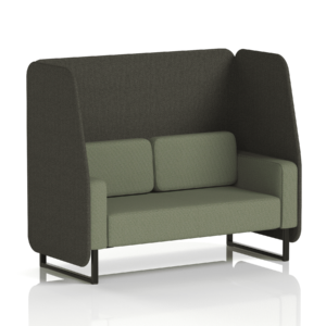 Brixworth Open Booth With Black Legs in Two Tone - Image 47