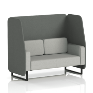 Brixworth Open Booth With Black Legs in Two Tone - Image 57