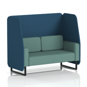 Brixworth Open Booth With Black Legs in Two Tone - Image 60