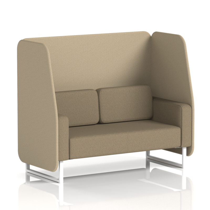 Brixworth Open Booth With White Legs in Two Tone - Image 48