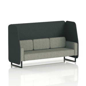 Brixworth Open Booth With Black Legs in Two Tone - Image 63