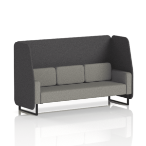 Brixworth Open Booth With Black Legs in Two Tone - Image 68