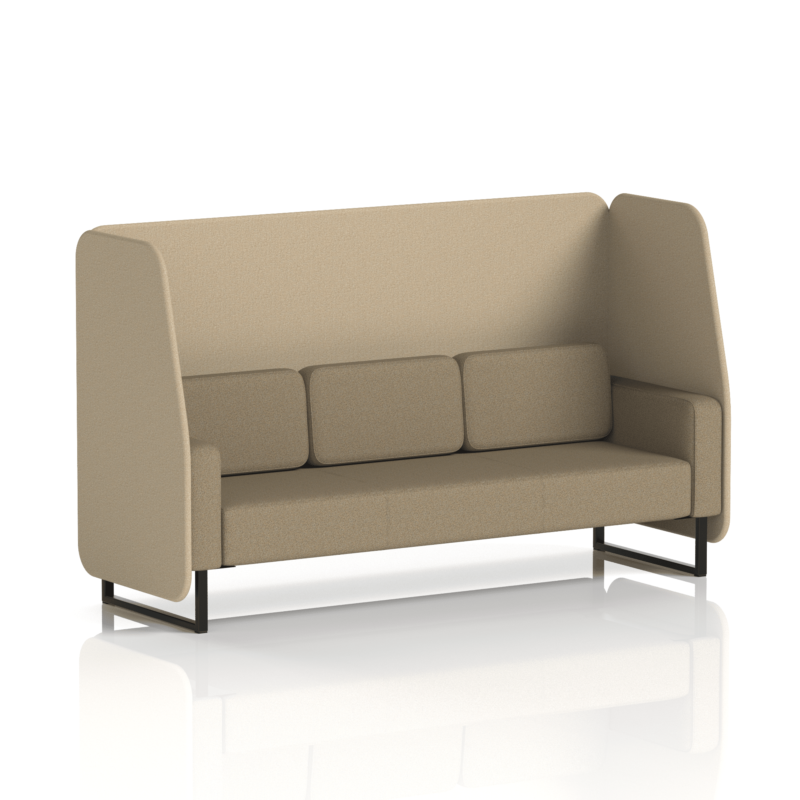 Brixworth Open Booth With Black Legs in Two Tone - Image 78