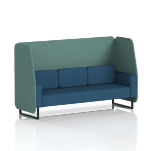 Brixworth Open Booth With Black Legs in Two Tone - Image 86