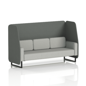 Brixworth Open Booth With Black Legs in Two Tone - Image 87