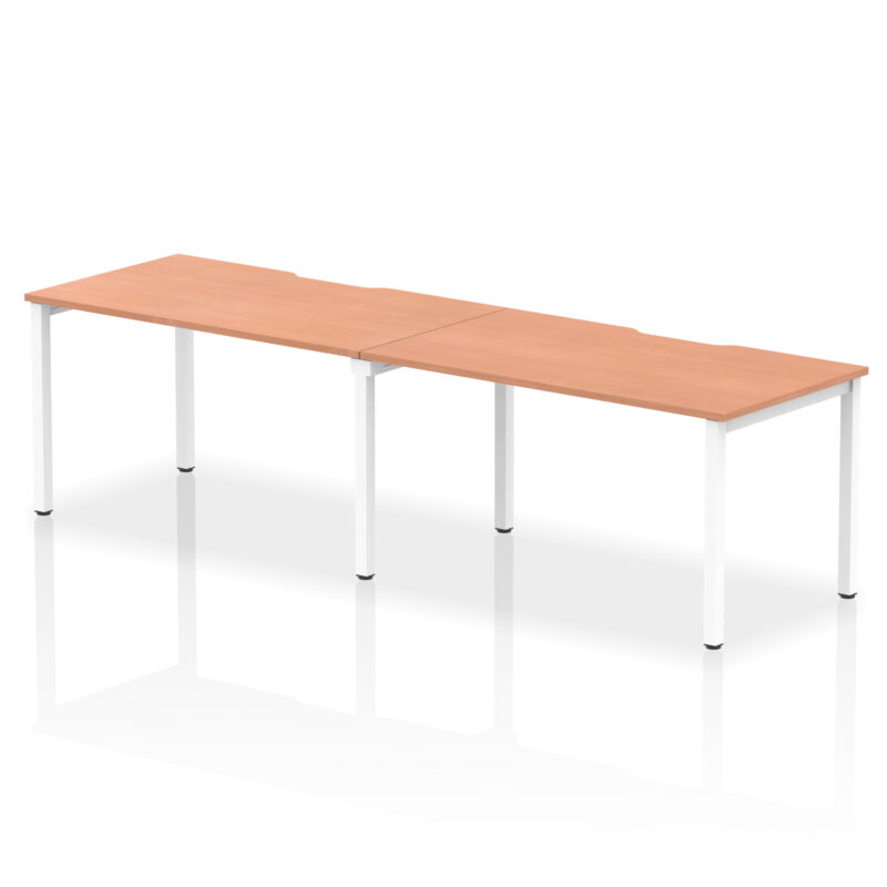 Thrift Plus Single Row Bench Desk - 2 Person - Image 14
